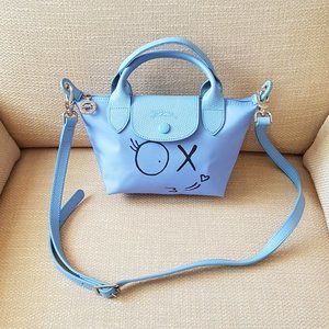 Longchamp Mini Bag in Light Blue